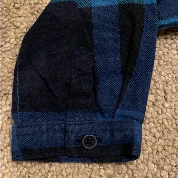 Burberry blue plaid shirt, size 2Y - Picture 5 of 5